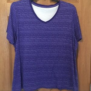 Plus-size Kim Rogers V-neck T-shirt